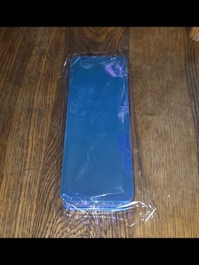 Portable Double-Sided  Large Capacity Pencil Case- Iridescent Blue BNIB